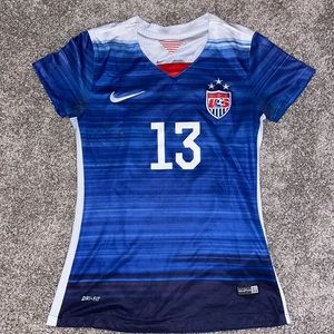 2015 Alex Morgan #13 US Women’s National Team away jersey